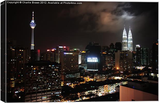 Kuala Lumpur Skyline Canvas Print by Ankor Light