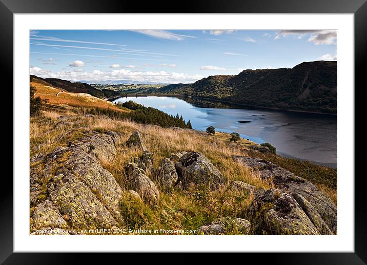 Haweswater Reservoir - Cumbria Framed Mounted Print by David Lewins (LRPS)