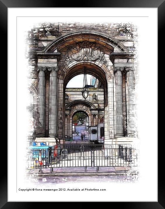 Arches Framed Mounted Print by Fiona Messenger