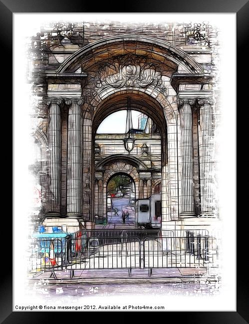 Arches Framed Print by Fiona Messenger