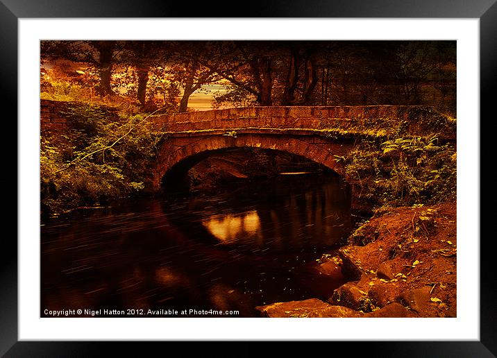 Evening at Rivelin Framed Mounted Print by Nigel Hatton