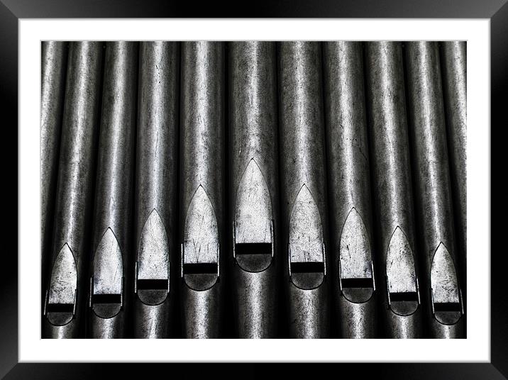 Great Set of Pipes Framed Mounted Print by Mary Lane