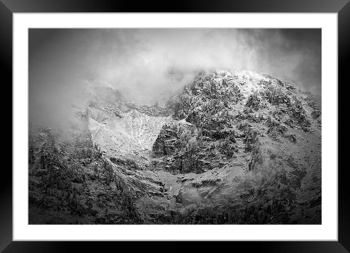 Tetons Framed Mounted Print by Mary Lane