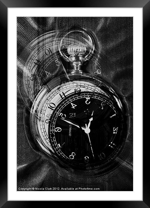 Timepiece Framed Mounted Print by Nicola Clark