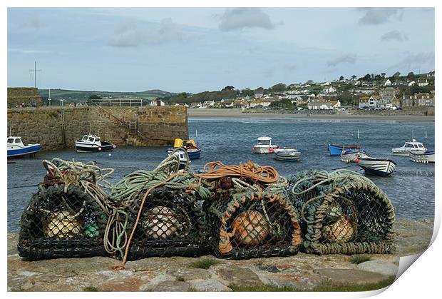 Pots from St Michaels Mount Print by Philip Needham