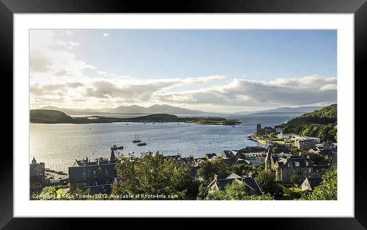 Oban Bay Framed Mounted Print by Chris Thaxter