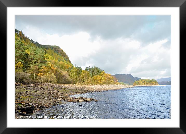 View of Thirlmere, Cumbria Framed Mounted Print by Debbie Metcalfe
