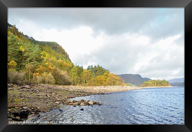 View of Thirlmere, Cumbria Framed Print by Debbie Metcalfe