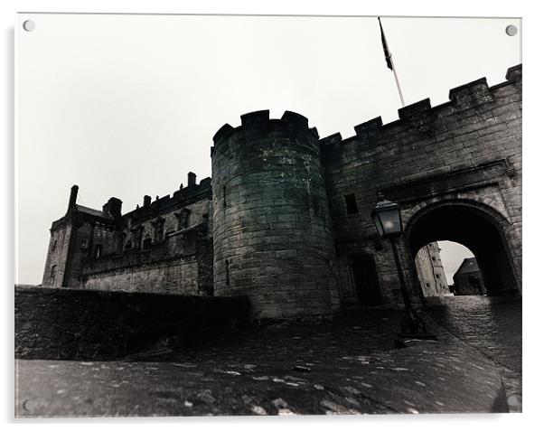 Castle Entrance Acrylic by Fraser Hetherington