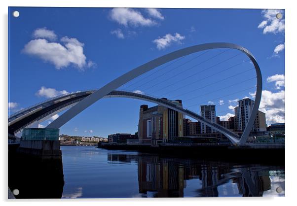 Millennium Bridge Acrylic by John Ellis