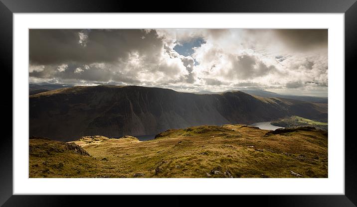 Wastwater Screes Framed Mounted Print by Simon Wrigglesworth