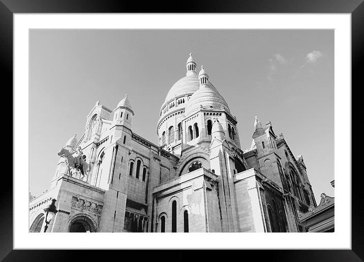 Basilica of Sacre-Coeur Framed Mounted Print by tom williams