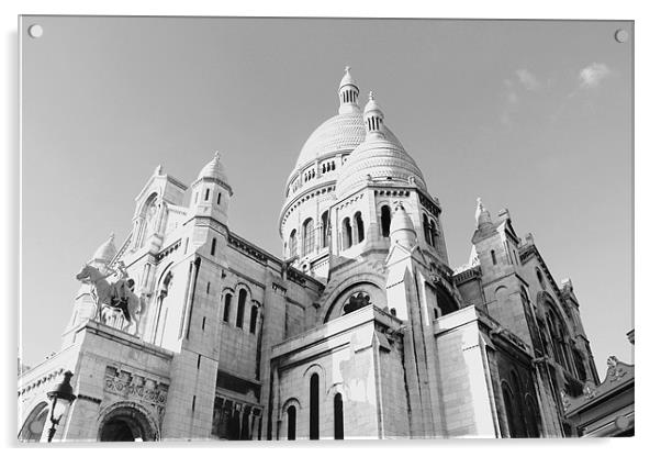 Basilica of Sacre-Coeur Acrylic by tom williams