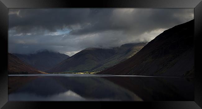 Wastwater Light Framed Print by Simon Wrigglesworth