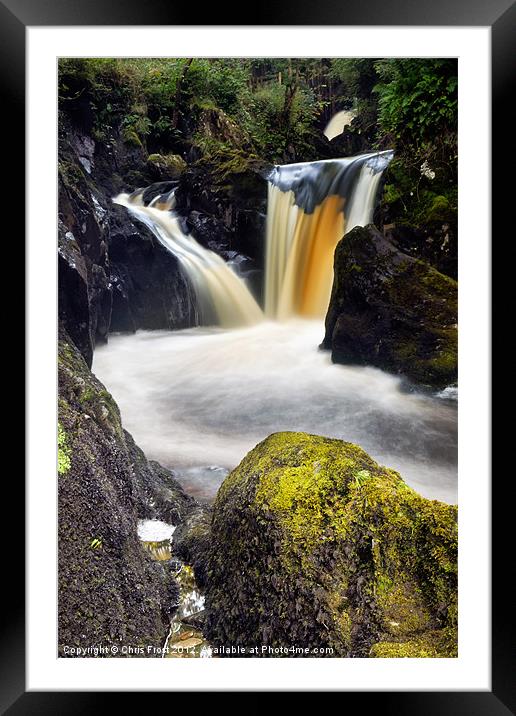 Pecca Falls Framed Mounted Print by Chris Frost