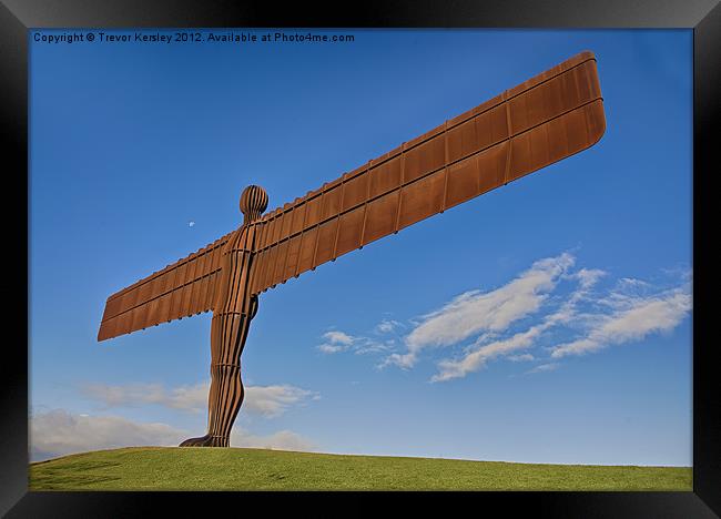 Angel of The North Framed Print by Trevor Kersley RIP