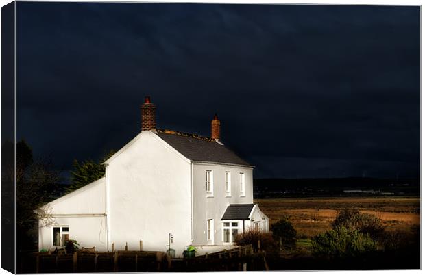 The Ferry House Canvas Print by Dave Wilkinson North Devon Ph