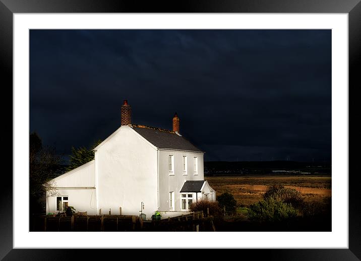 The Ferry House Framed Mounted Print by Dave Wilkinson North Devon Ph