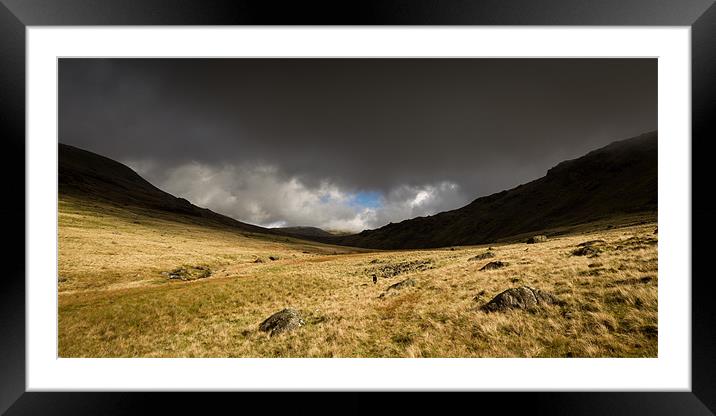 Middle Fell Framed Mounted Print by Simon Wrigglesworth