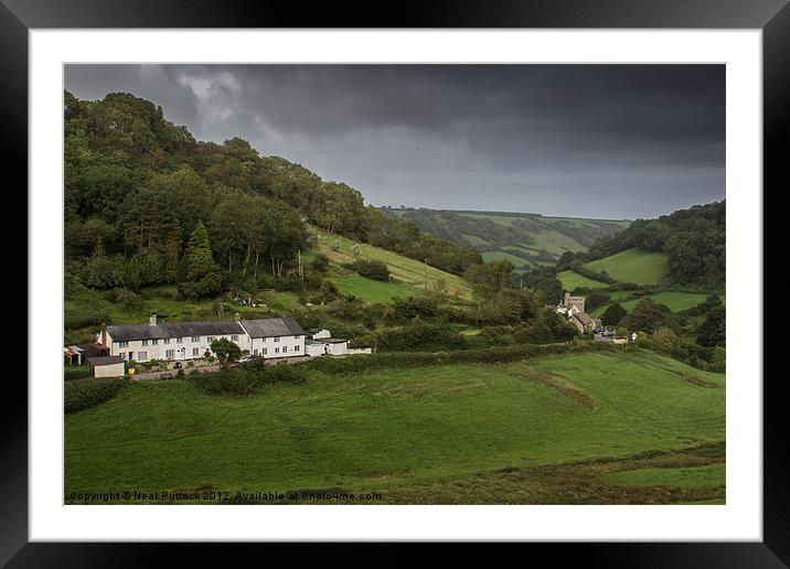 Devon Valley Framed Mounted Print by Neal P