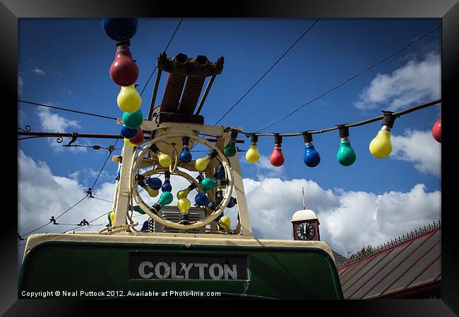 Tram to Colyton Framed Print by Neal P