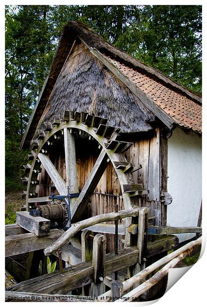 watermill Print by Jo Beerens