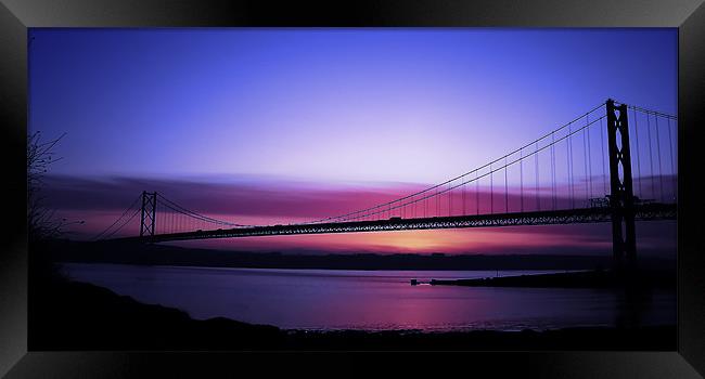 Scotland The forth Road Bridge Framed Print by Aj’s Images