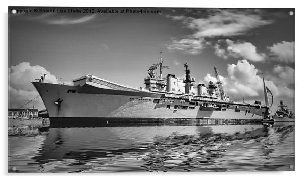 Battleship Acrylic by Sharon Lisa Clarke