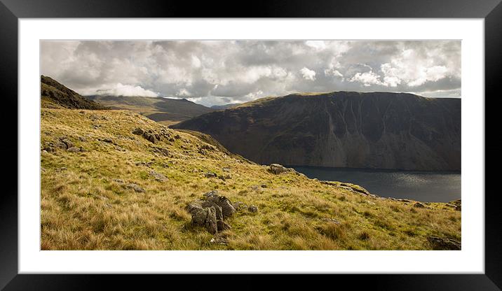 The Screes Framed Mounted Print by Simon Wrigglesworth