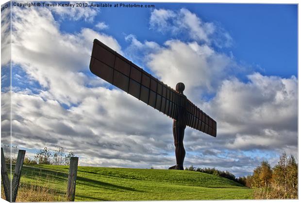 Angel of The North Canvas Print by Trevor Kersley RIP