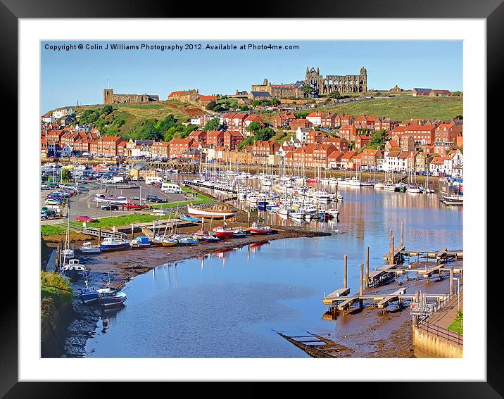 Whitby Framed Mounted Print by Colin Williams Photography