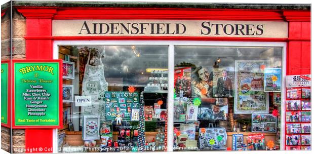 Aidensfield Stores Goathland Canvas Print by Colin Williams Photography