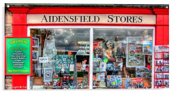 Aidensfield Stores Goathland Acrylic by Colin Williams Photography