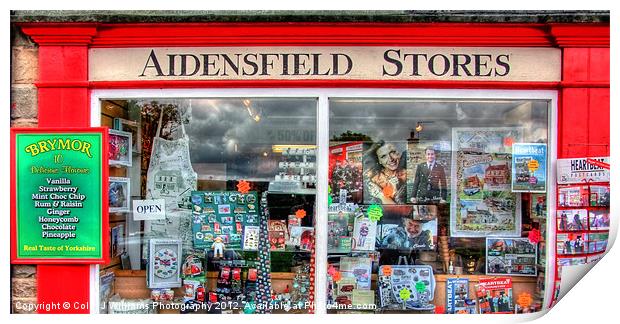 Aidensfield Stores Goathland Print by Colin Williams Photography