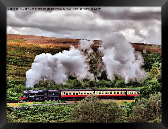 North Yorkshire Moors Railway Framed Print by Colin Williams Photography