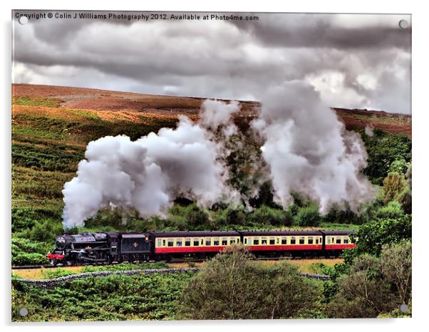 North Yorkshire Moors Railway Acrylic by Colin Williams Photography