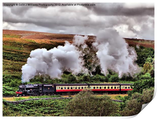 North Yorkshire Moors Railway Print by Colin Williams Photography