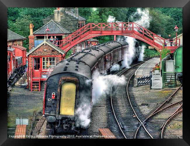 Goathland station Framed Print by Colin Williams Photography