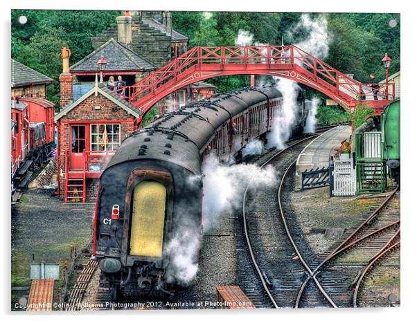 Goathland station Acrylic by Colin Williams Photography