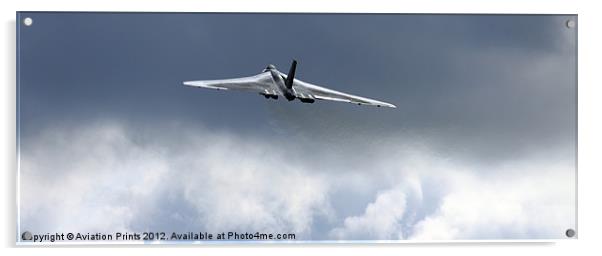 The Mighty Vulcan Bomber XH558 Acrylic by Oxon Images