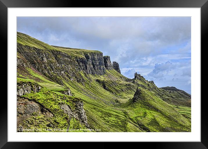 Quiraing 2 Framed Mounted Print by Chris Thaxter