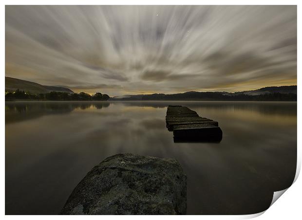 Early Morning Loch Print by Buster Brown