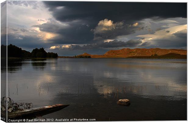 Light over The Loch Canvas Print by Paul Holman Photography