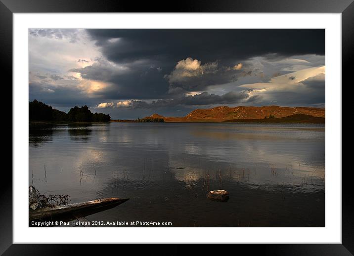 Light over The Loch Framed Mounted Print by Paul Holman Photography