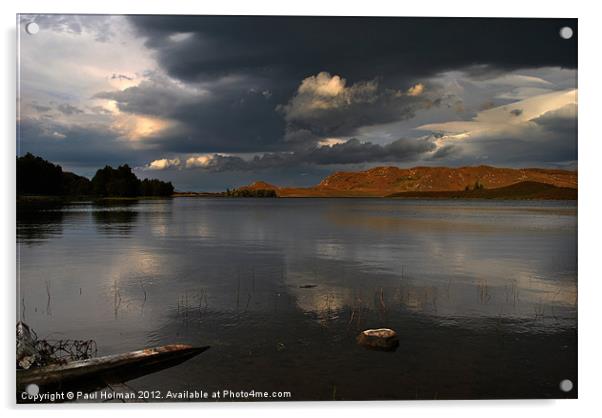 Light over The Loch Acrylic by Paul Holman Photography