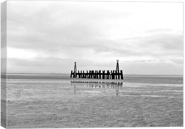 St Annes pier Canvas Print by Andrew Rotherham