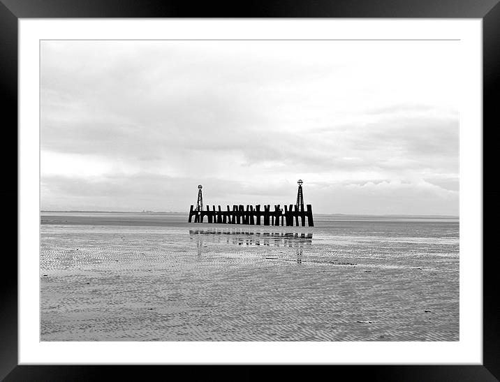 St Annes pier Framed Mounted Print by Andrew Rotherham