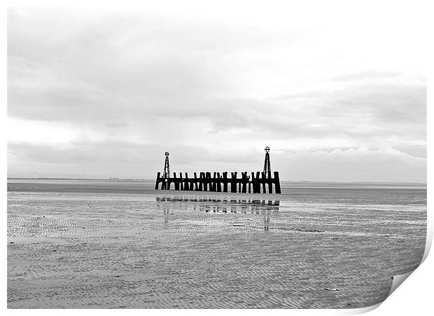 St Annes pier Print by Andrew Rotherham