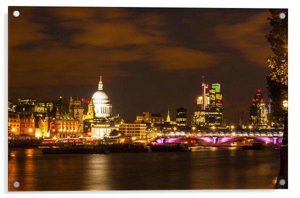 St Pauls london Acrylic by Clive Eariss