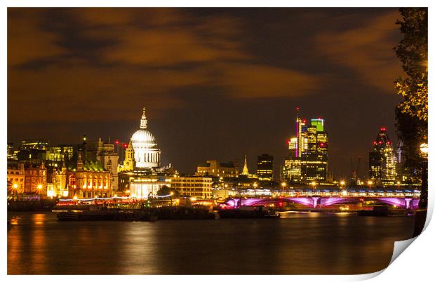 St Pauls london Print by Clive Eariss